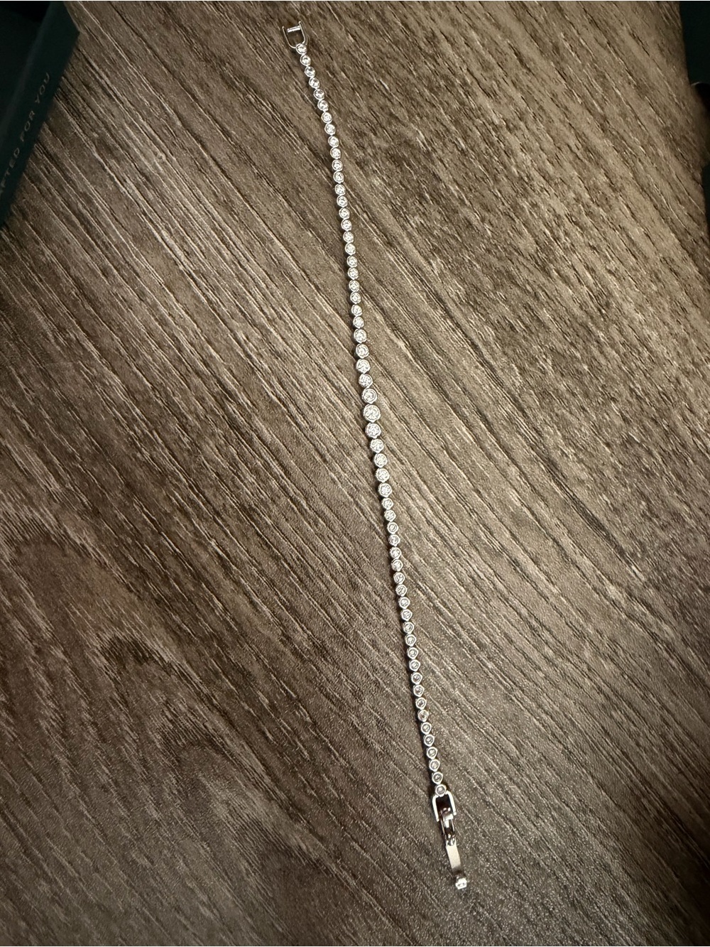 Classic Silver Tennis Bracelet with Clear Stones